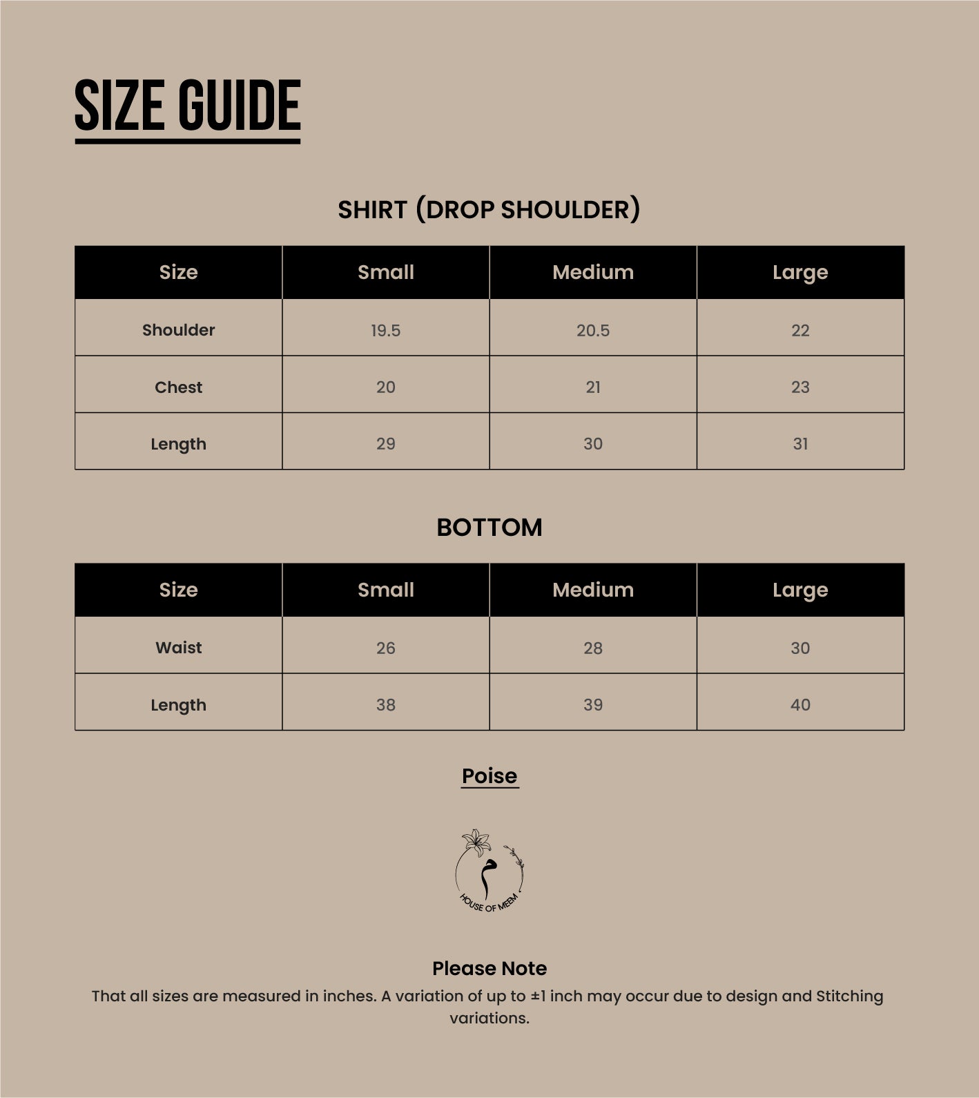 Size Guide